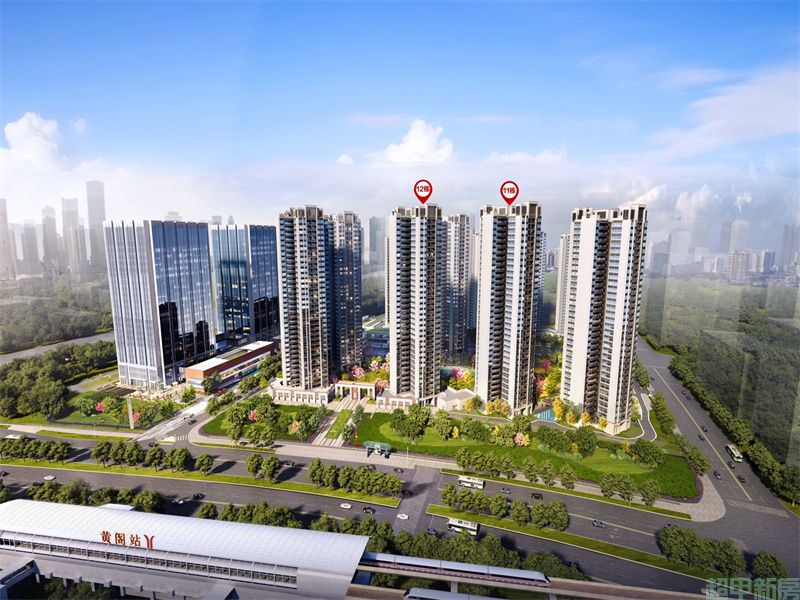 时代天逸现房销售，全新加推6栋，在售户型为建面80-121㎡