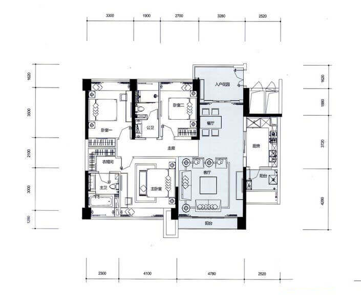 3栋1单元03户型