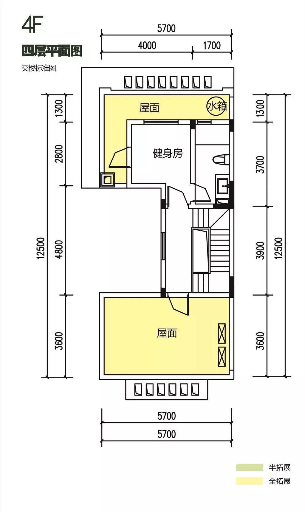 B户型四层