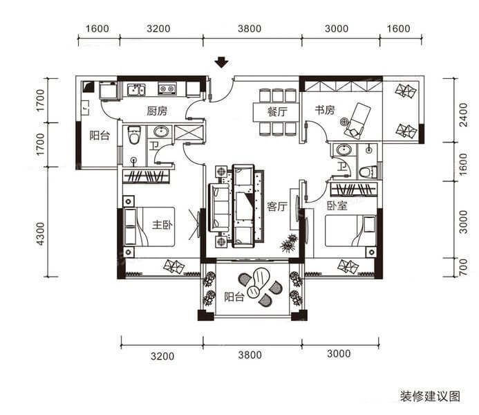 1-2栋C户型