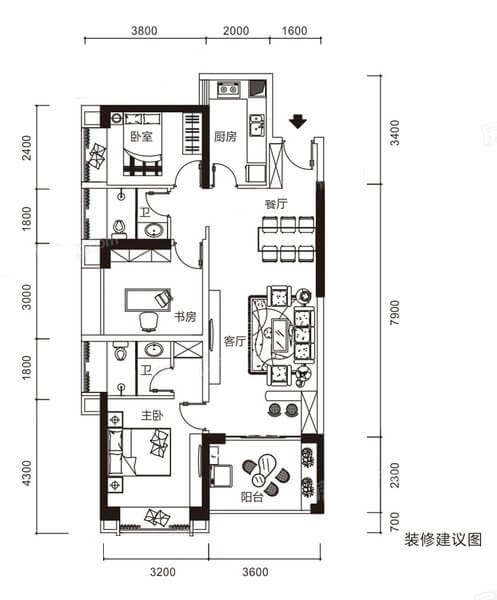 3栋F户型