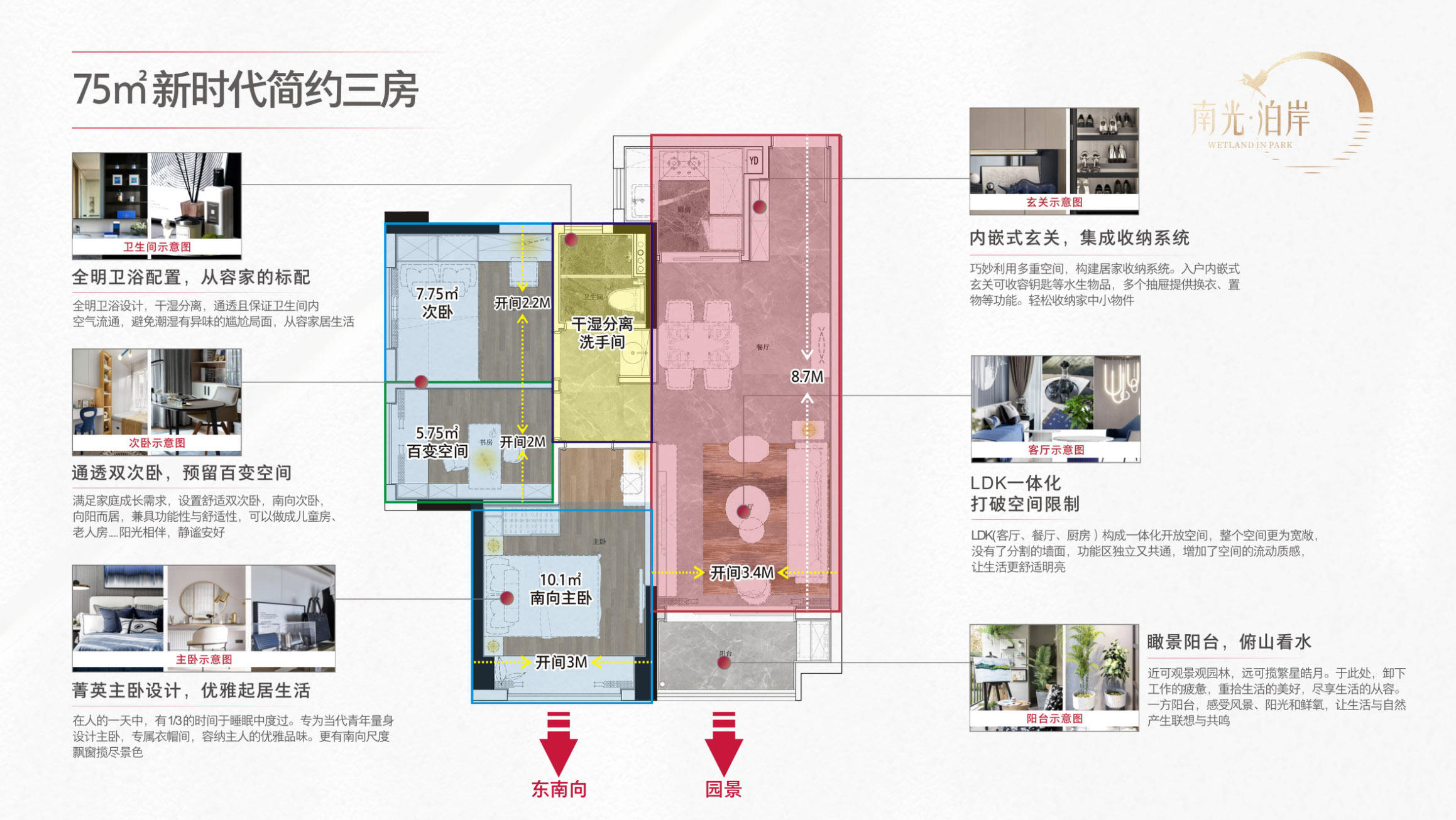 新时代简约三房