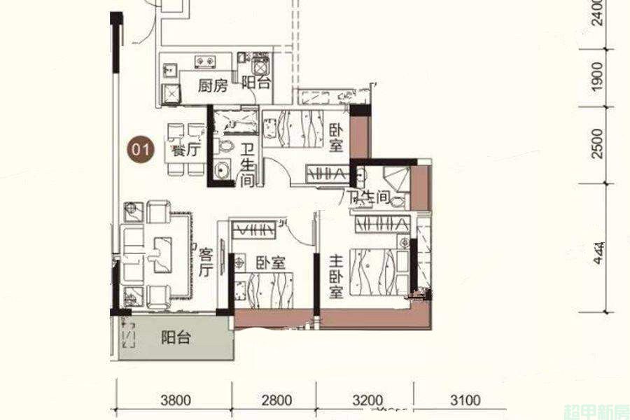 5栋01户型