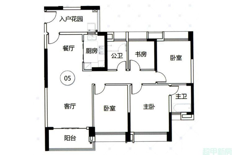 6栋1座05户型