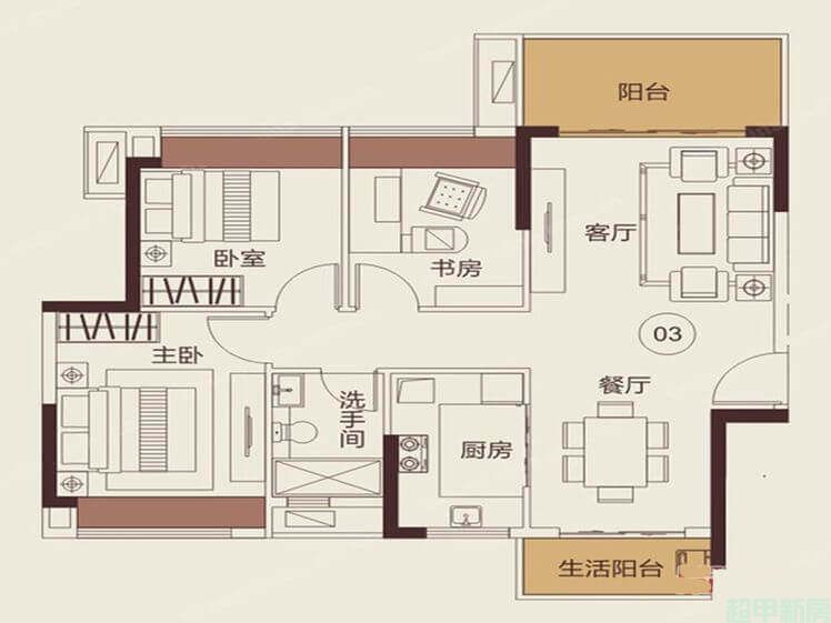 1-4栋03户型