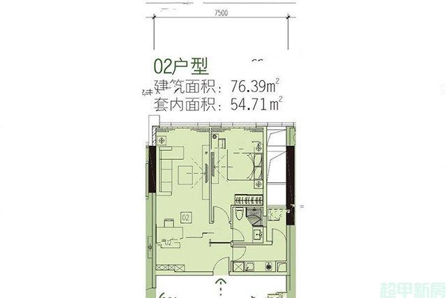 11#中区1梯16-26层02户型