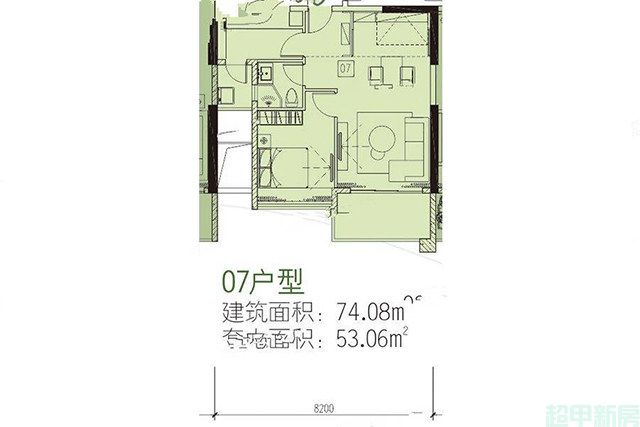 11#中区1梯16-26层07户型