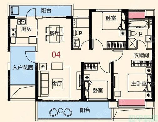 13座04户型